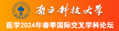 啊啊啊……我的穴日麻了南方科技大学医学2024年春季国际交叉学科论坛